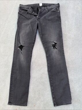 GAP John Elliot Black Jeans 34x32
